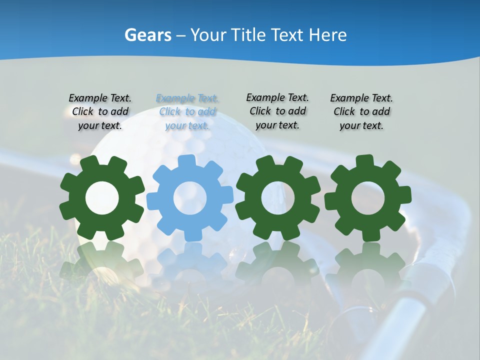 Golf Ball PowerPoint Template