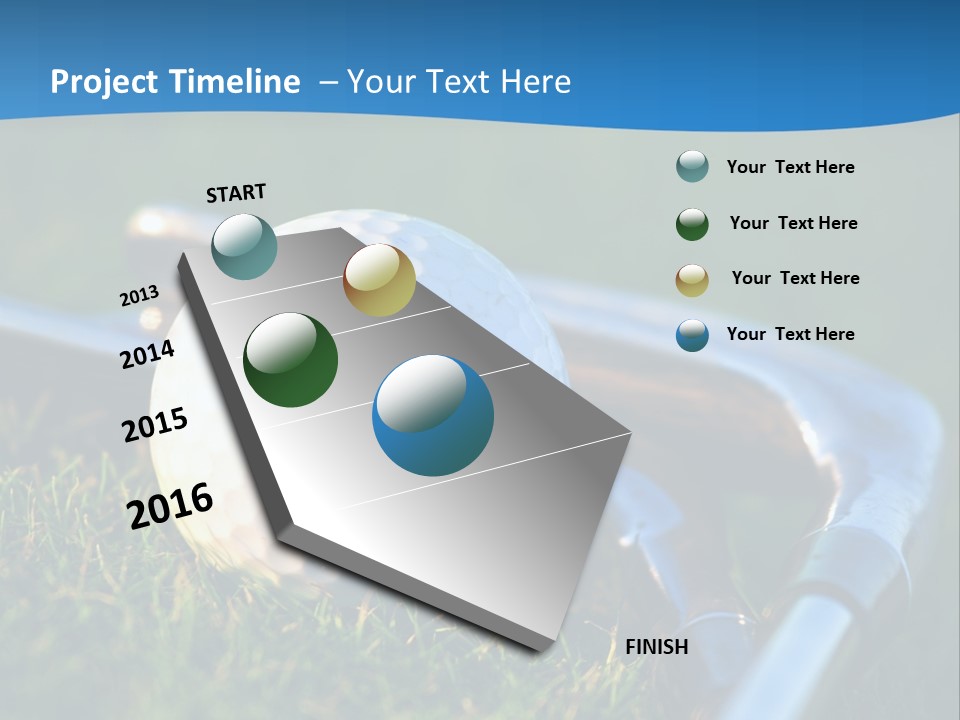 Golf Ball PowerPoint Template