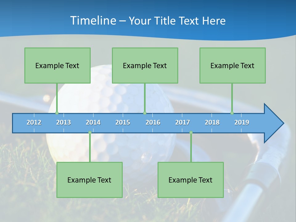Golf Ball PowerPoint Template
