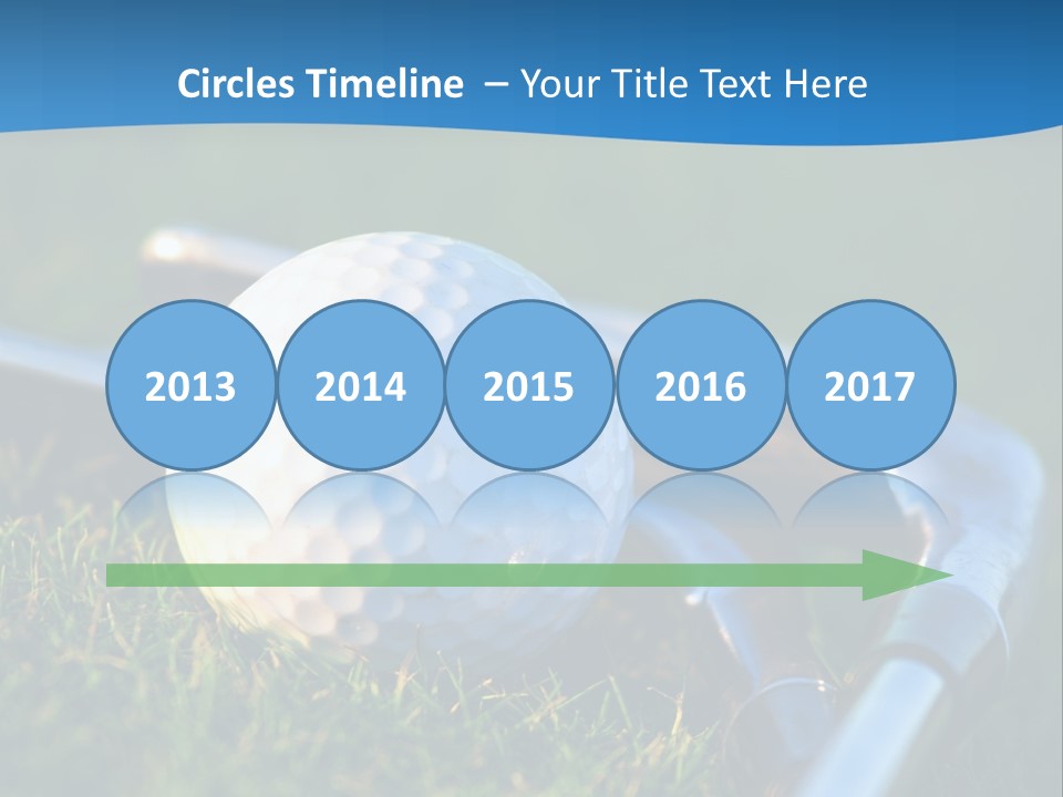 Golf Ball PowerPoint Template