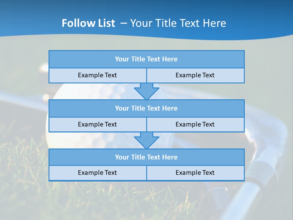 Golf Ball PowerPoint Template