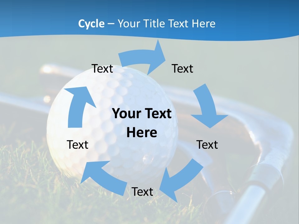 Golf Ball PowerPoint Template