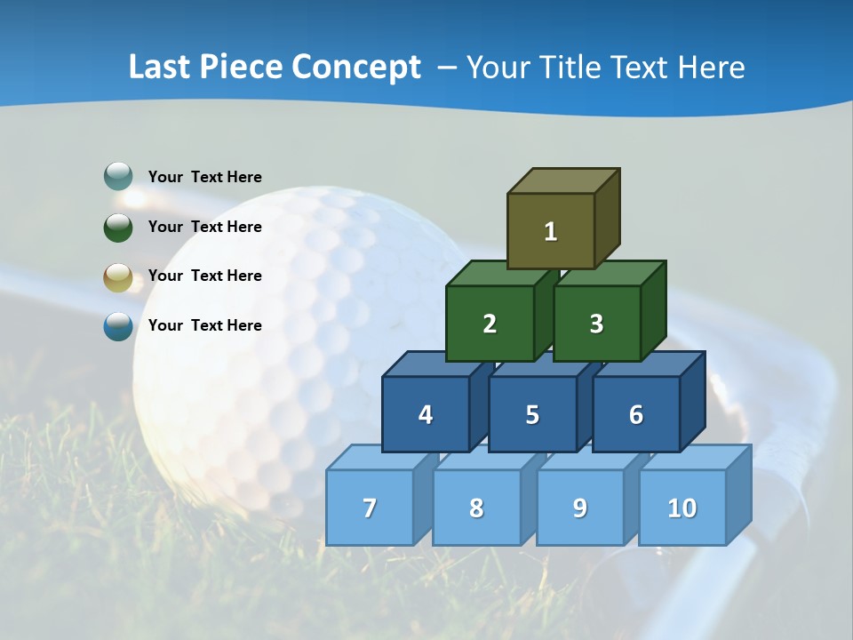 Golf Ball PowerPoint Template