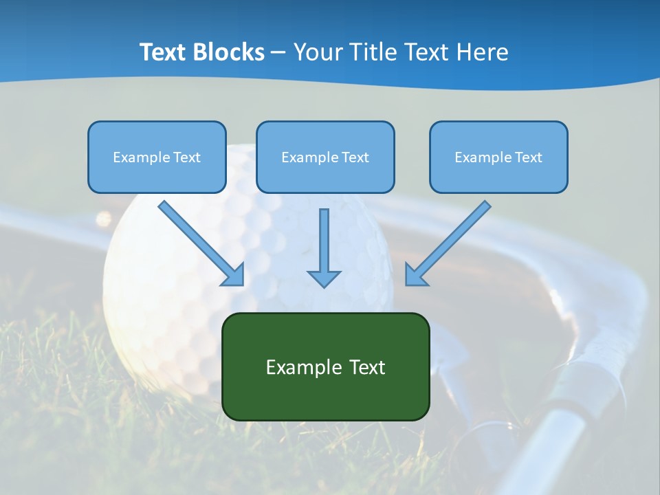 Golf Ball PowerPoint Template