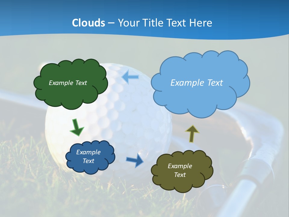 Golf Ball PowerPoint Template