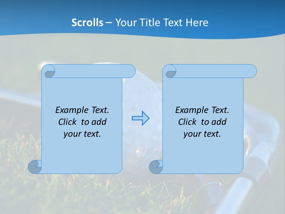 Golf Ball PowerPoint Template