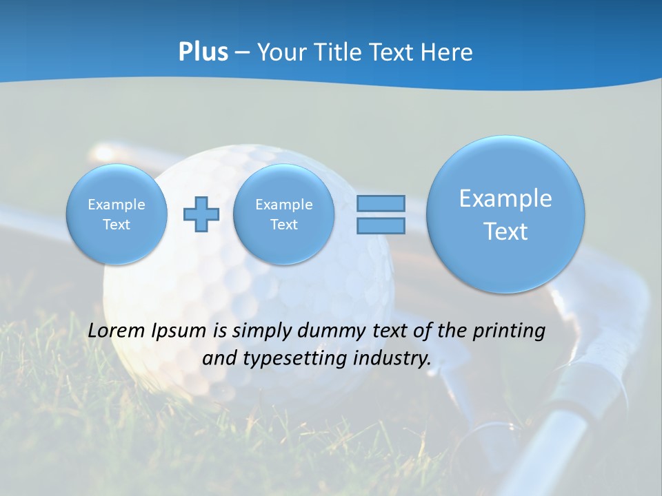 Golf Ball PowerPoint Template