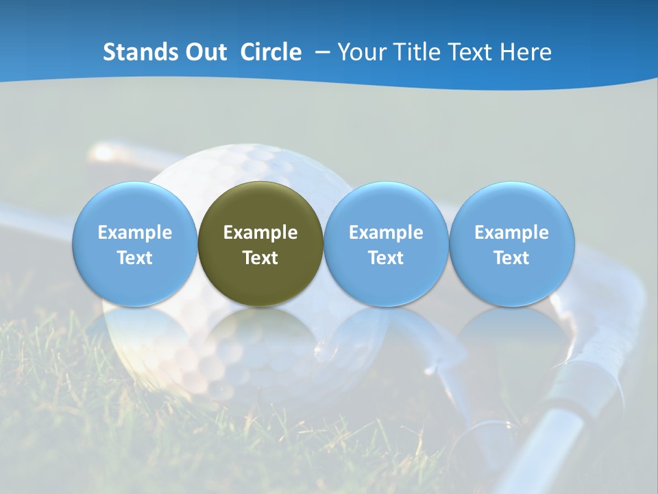 Golf Ball PowerPoint Template