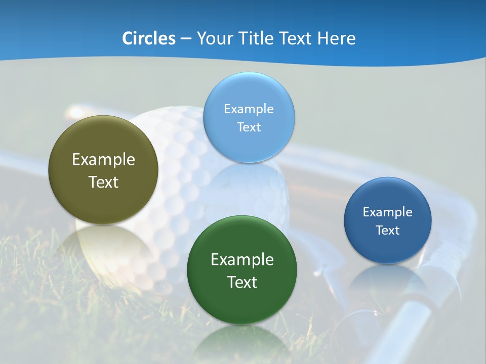 Golf Ball PowerPoint Template