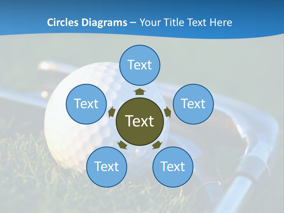 Golf Ball PowerPoint Template
