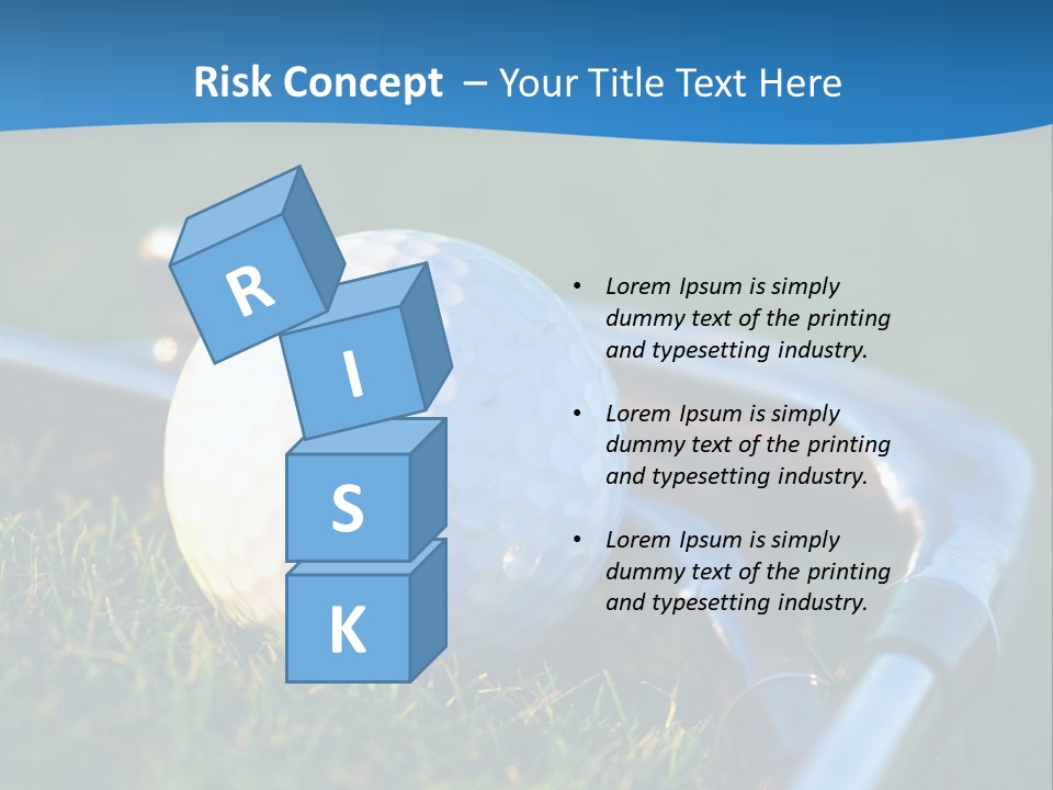 Golf Ball PowerPoint Template