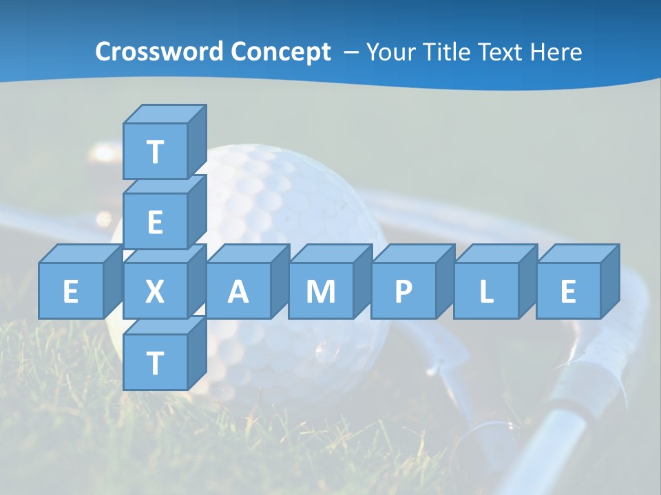 Golf Ball PowerPoint Template