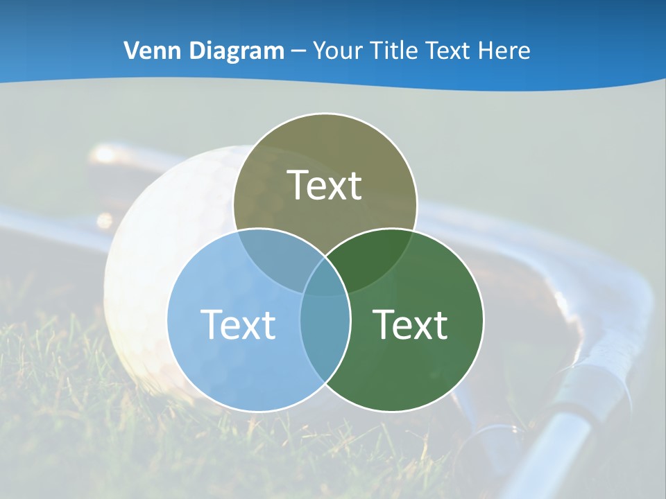 Golf Ball PowerPoint Template