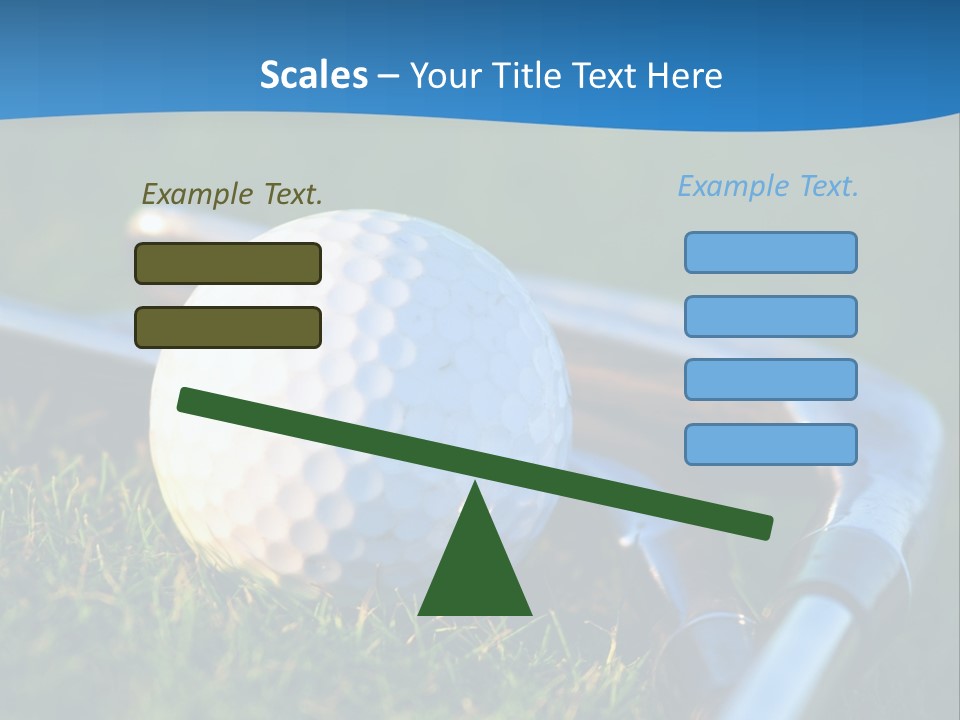Golf Ball PowerPoint Template