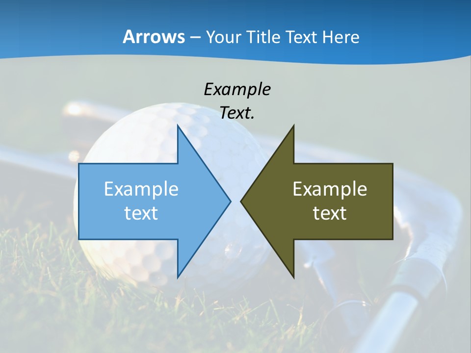 Golf Ball PowerPoint Template