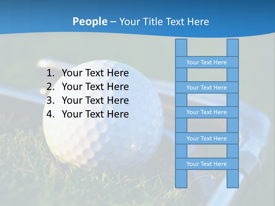 Golf Ball PowerPoint Template
