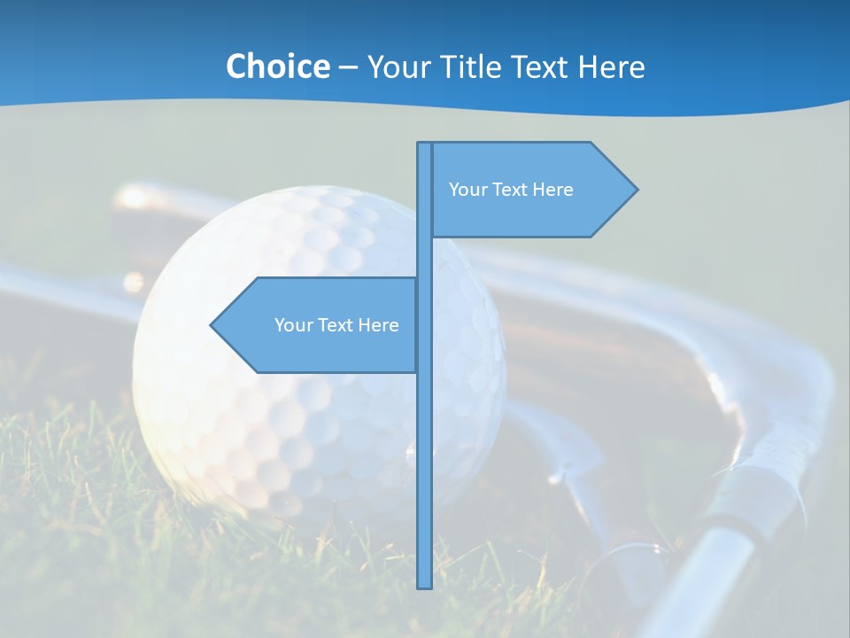 Golf Ball PowerPoint Template