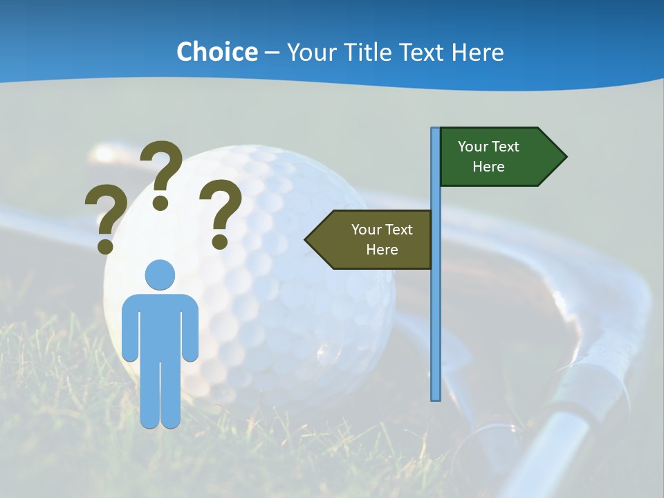 Golf Ball PowerPoint Template