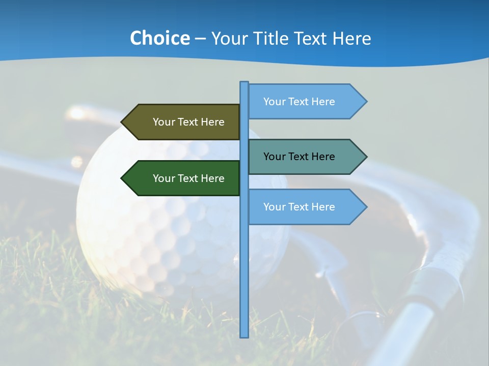 Golf Ball PowerPoint Template