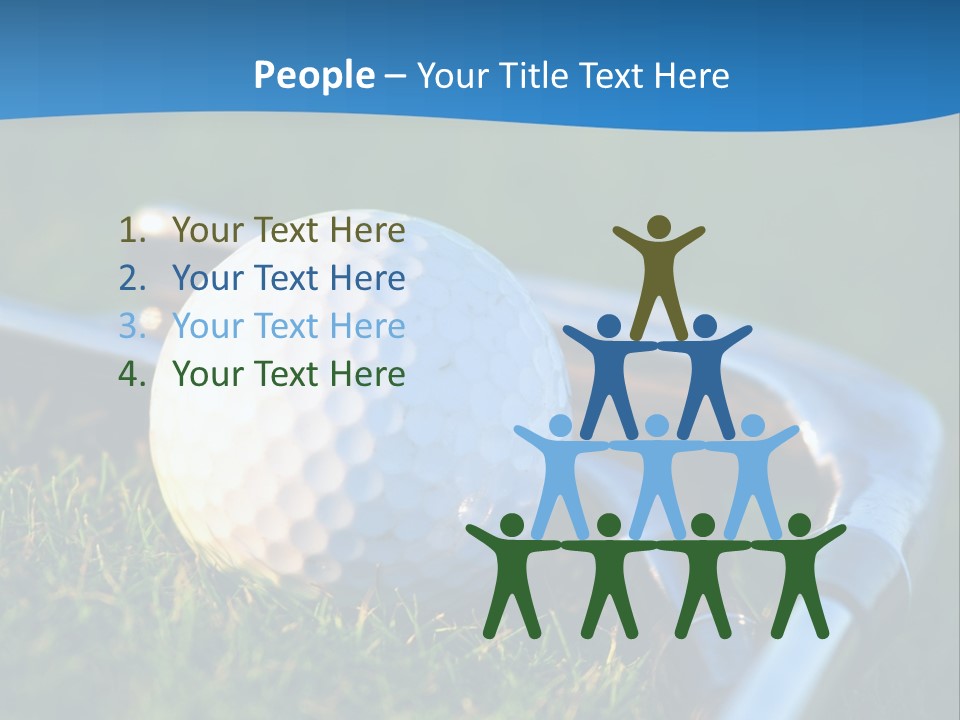 Golf Ball PowerPoint Template