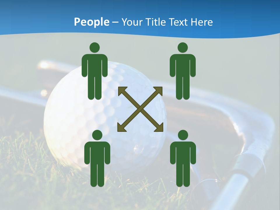 Golf Ball PowerPoint Template
