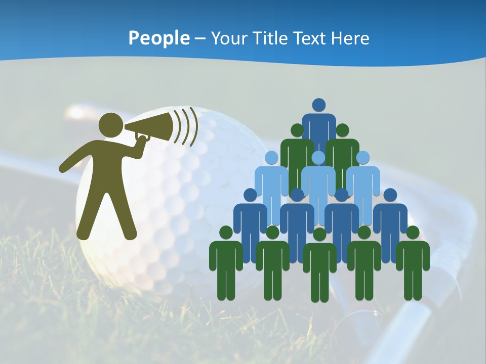 Golf Ball PowerPoint Template