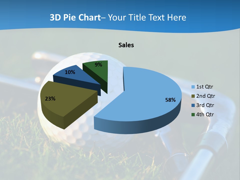Golf Ball PowerPoint Template