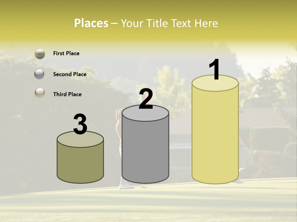 Forget In The Hole. Golf PowerPoint Template