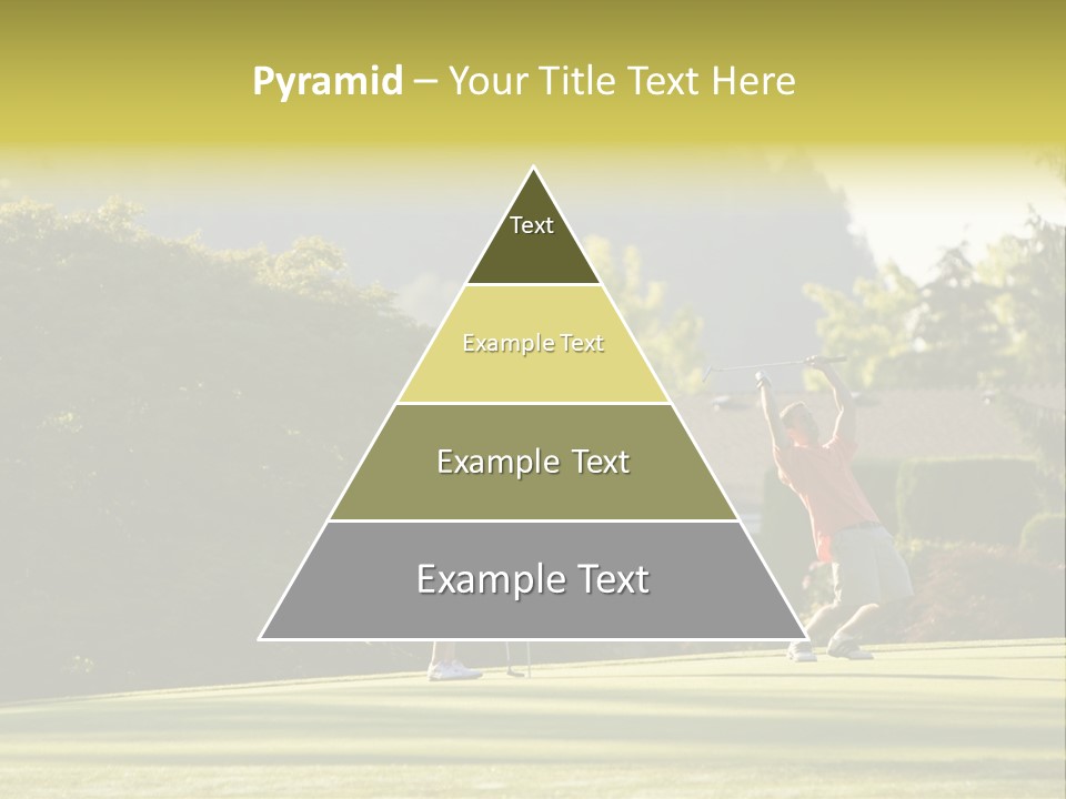 Forget In The Hole. Golf PowerPoint Template