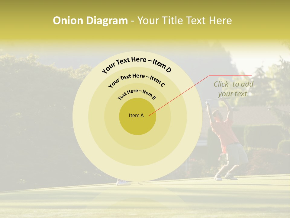 Forget In The Hole. Golf PowerPoint Template