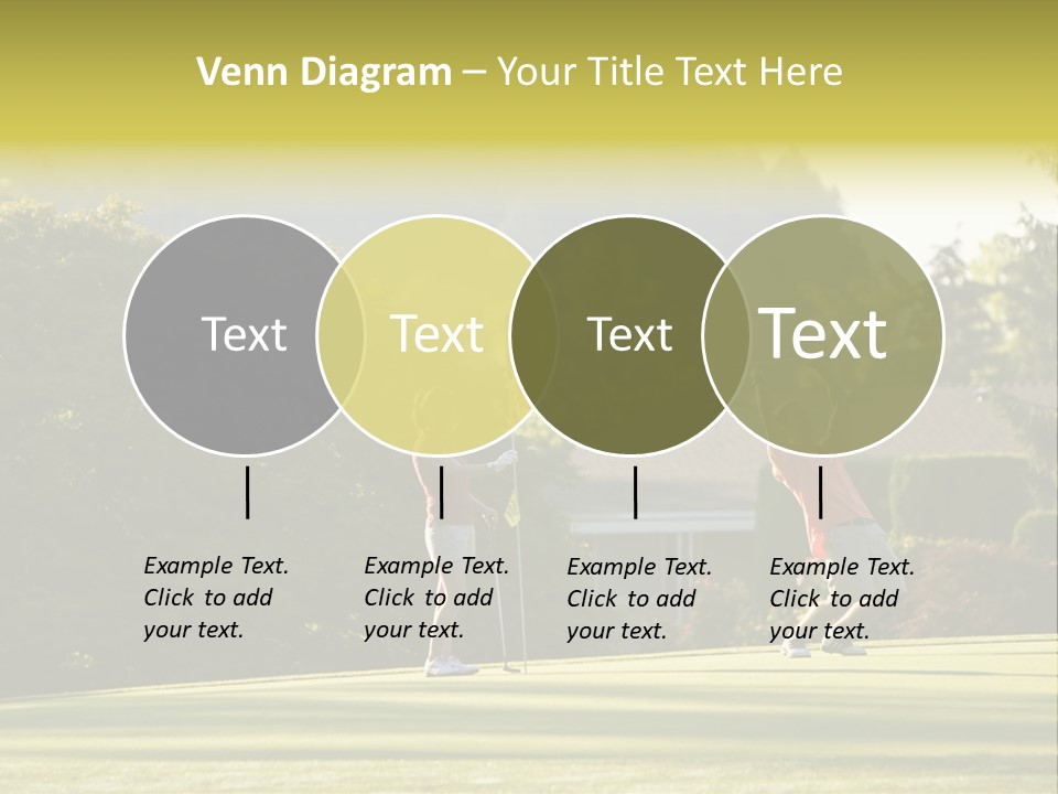 Forget In The Hole. Golf PowerPoint Template