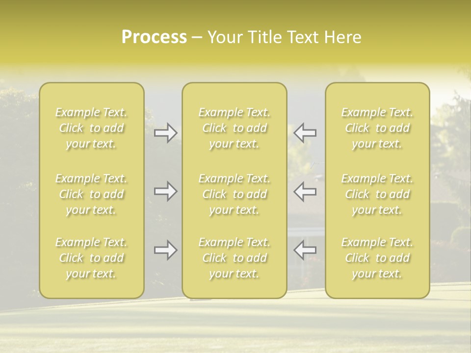 Forget In The Hole. Golf PowerPoint Template
