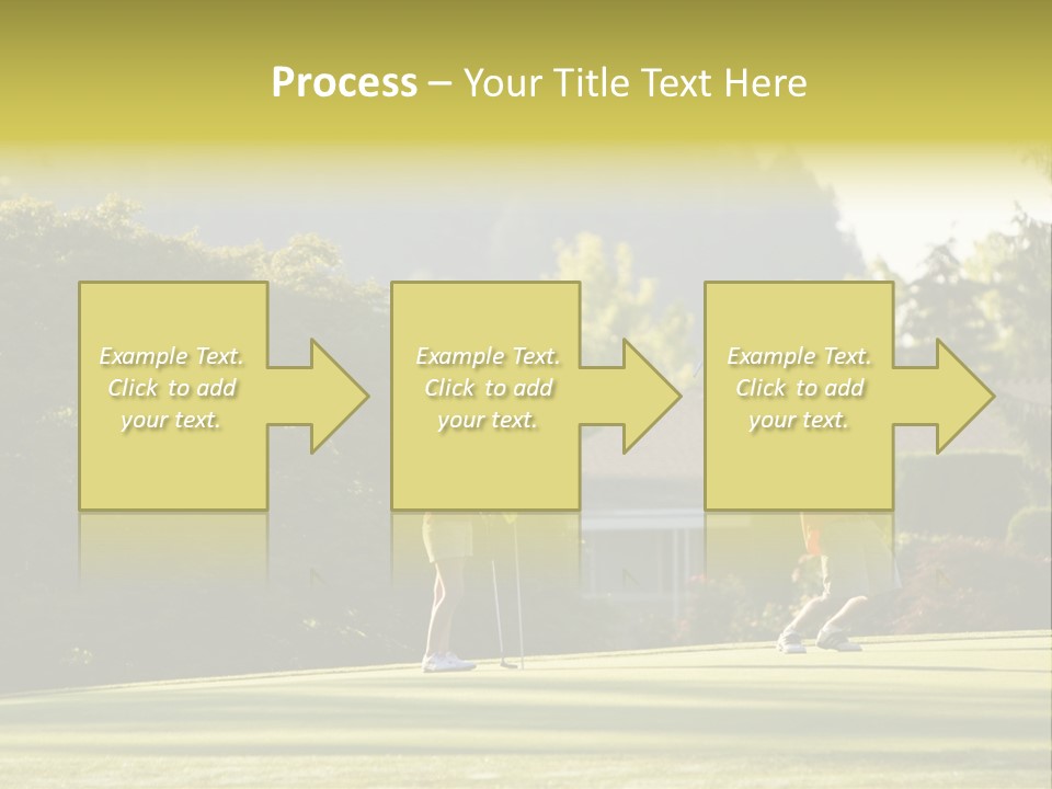 Forget In The Hole. Golf PowerPoint Template