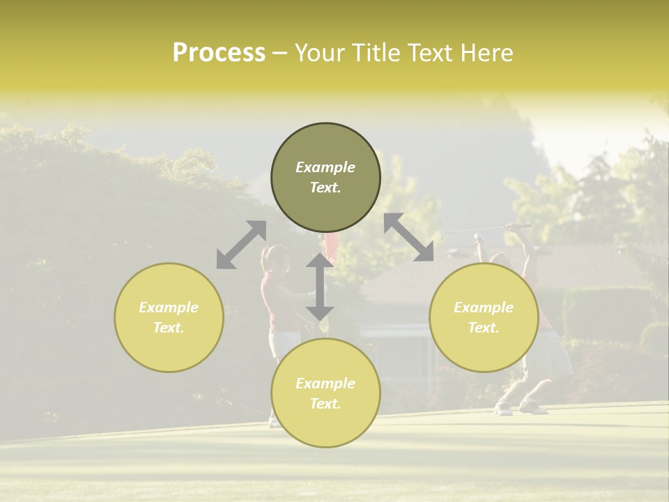 Forget In The Hole. Golf PowerPoint Template