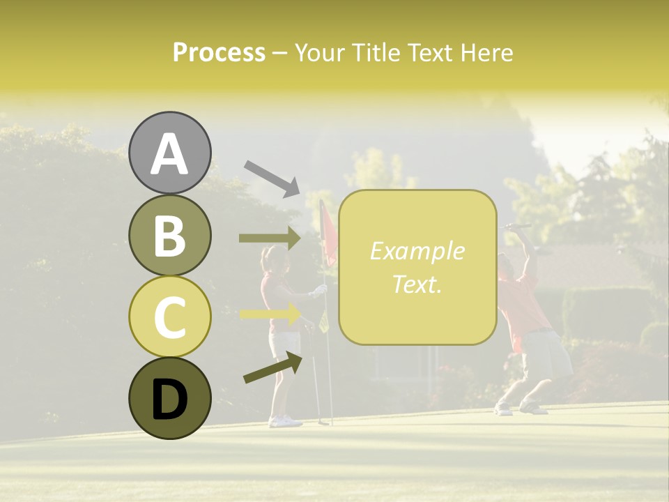 Forget In The Hole. Golf PowerPoint Template