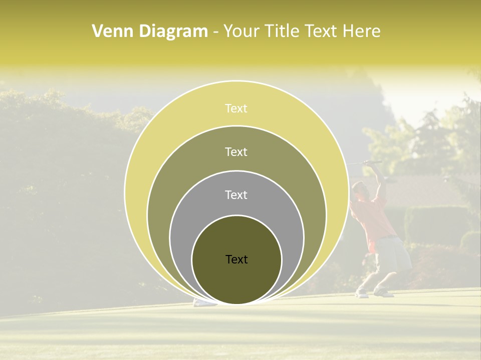 Forget In The Hole. Golf PowerPoint Template