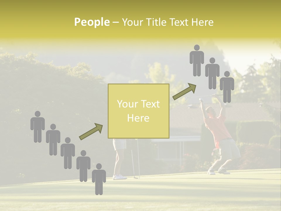 Forget In The Hole. Golf PowerPoint Template