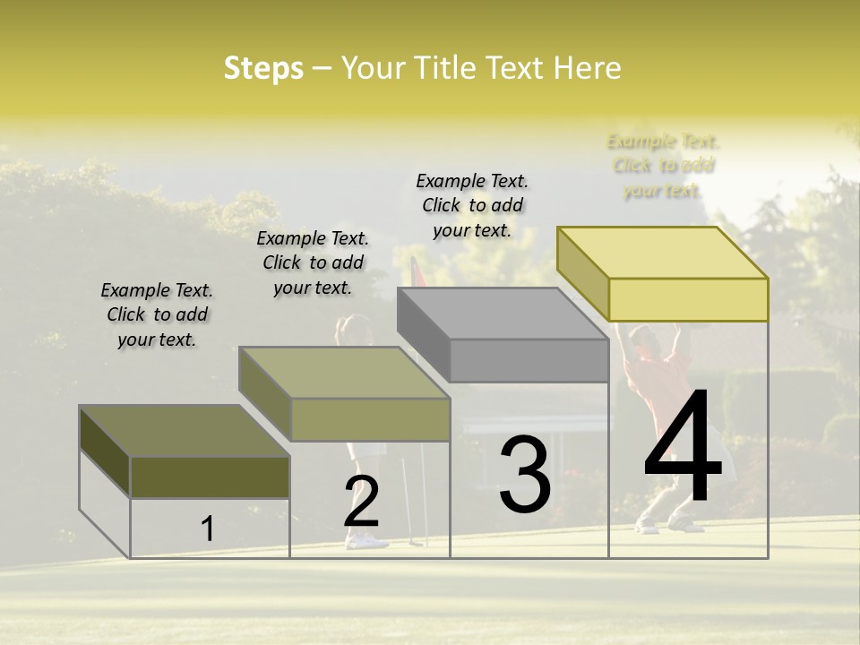 Forget In The Hole. Golf PowerPoint Template