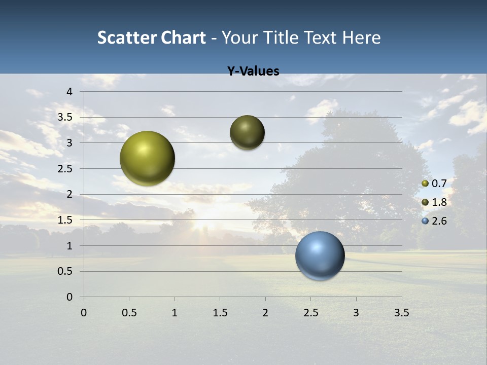 Sunrise Through The Trees PowerPoint Template
