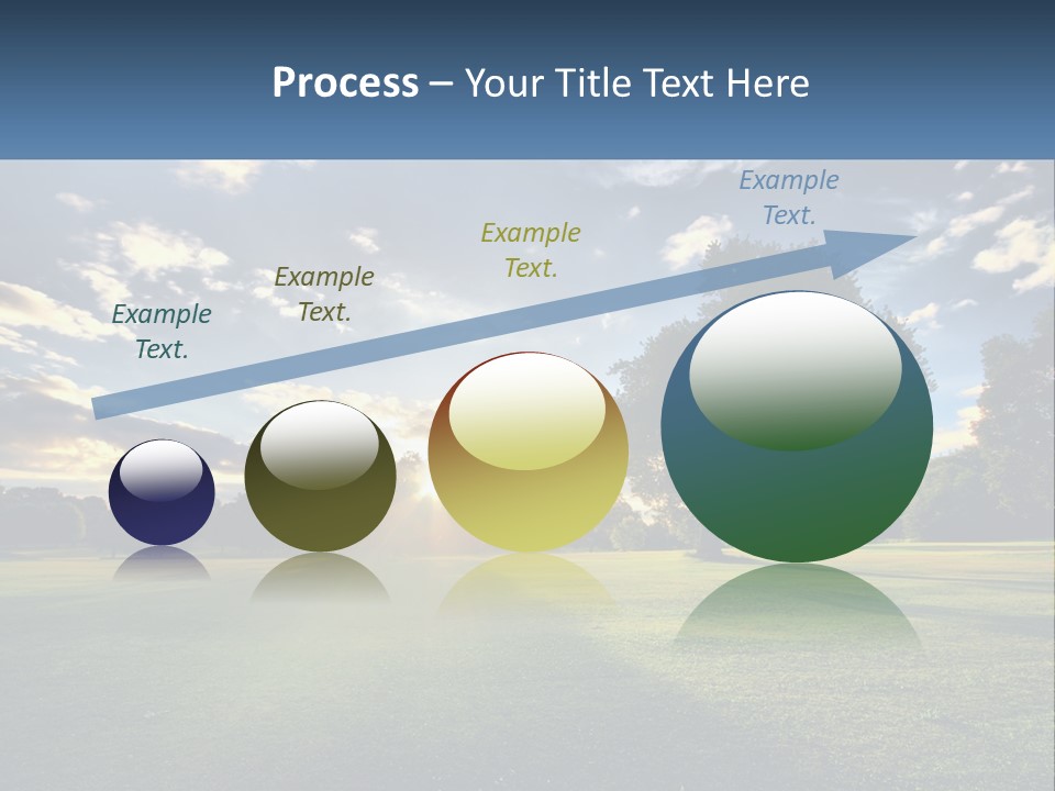 Sunrise Through The Trees PowerPoint Template