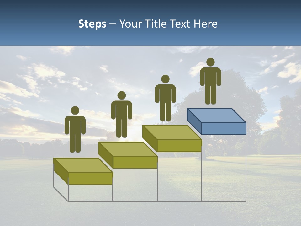 Sunrise Through The Trees PowerPoint Template