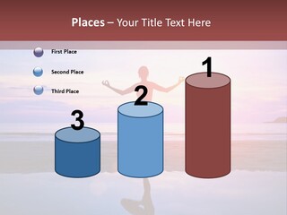 Meditation, Stand On One Leg PowerPoint Template