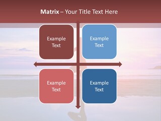 Meditation, Stand On One Leg PowerPoint Template