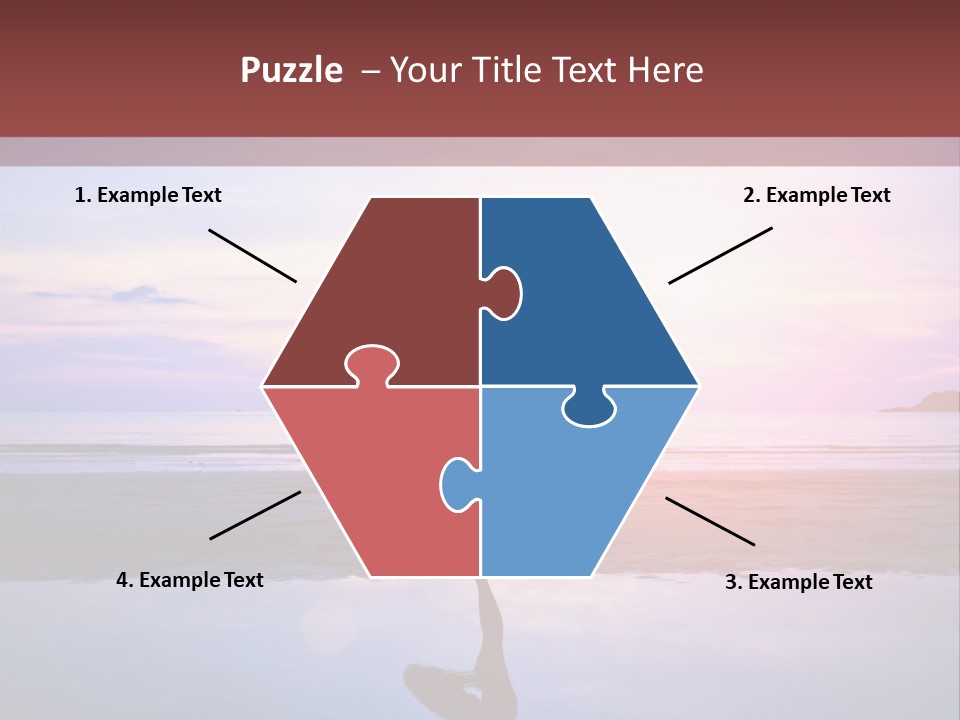 Meditation, Stand On One Leg PowerPoint Template