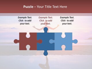 Meditation, Stand On One Leg PowerPoint Template