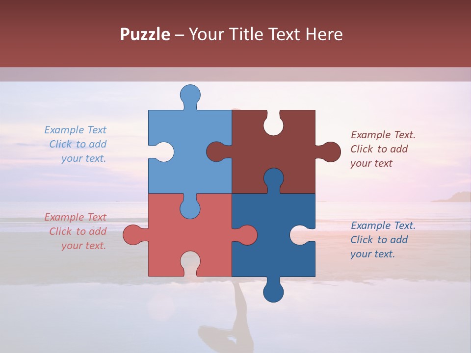 Meditation, Stand On One Leg PowerPoint Template