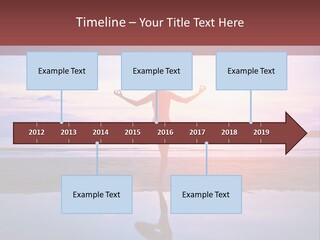 Meditation, Stand On One Leg PowerPoint Template