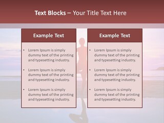 Meditation, Stand On One Leg PowerPoint Template