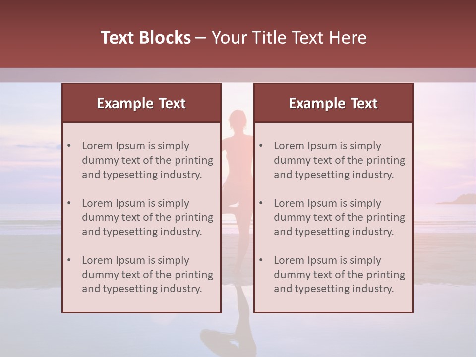 Meditation, Stand On One Leg PowerPoint Template