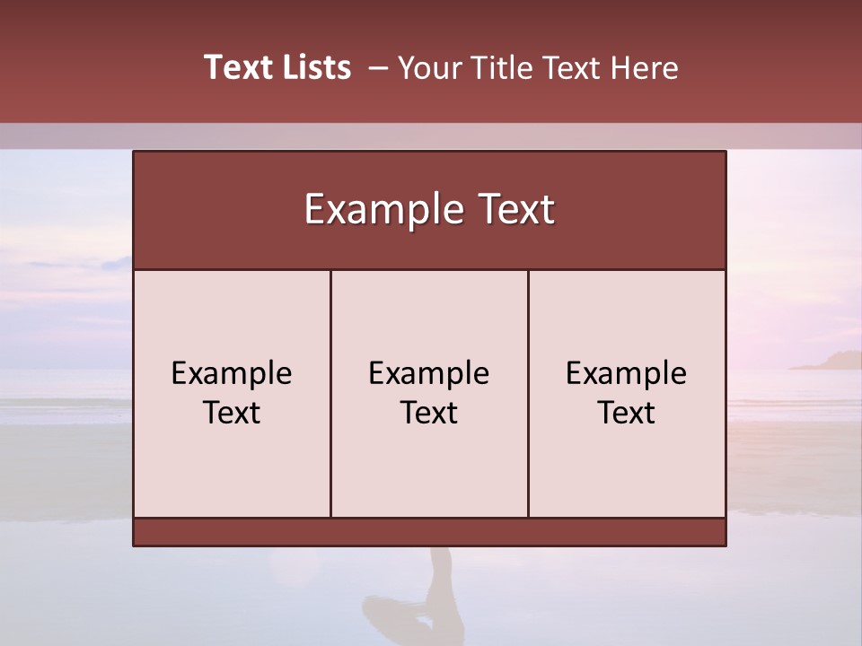 Meditation, Stand On One Leg PowerPoint Template